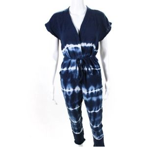 Young Fabulous & Broke Womens Lola Jumpsuit Blue Wave Wash Size XS